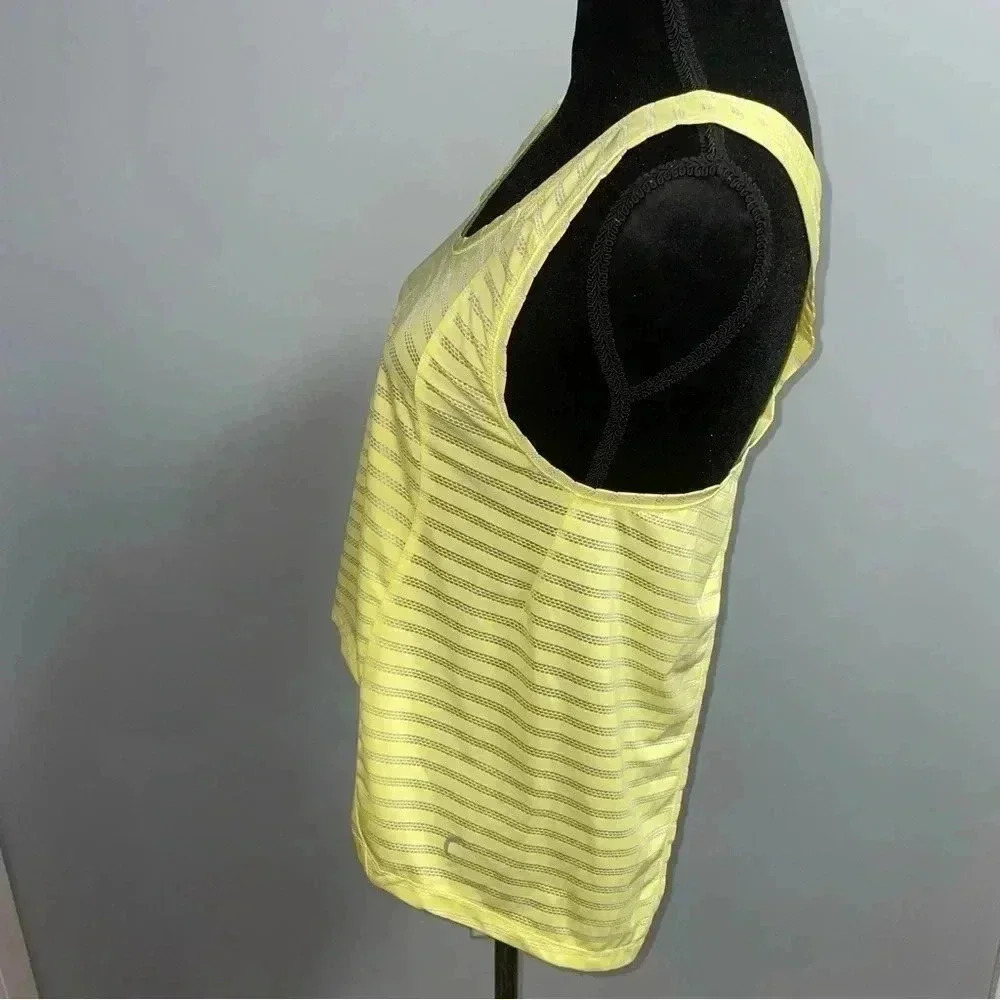 Zyia  - Lemon Nimbus Split Back Tank - Picture 5 of 8
